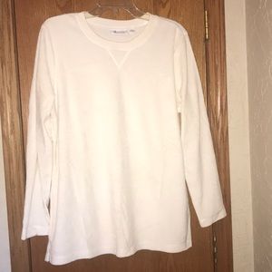 Denim & Co Long Sleeve Terry Tunic~A219916~Medium